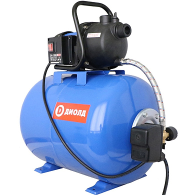 Станция насосная, 1200Вт.,220В., 50Гц., 3100 л/час., высота 40м., давл.6 бар, 50л. ДИОЛД СН-1200