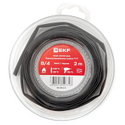 Термоусаживаемая трубка ТУТ нг ролик 2 м EKF