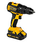 Дрель-шуруповерт аккумуляторная с бесщеточным двигателем BLDL-IB-IB-18-02, Li-Ion, 18 В, 1.5 А*ч, 2 аккумулятора Denzel 26121