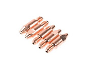 Трубка контактная Ф 1.2 мм M6х28 мм E-Cu, набор 5 шт, контактный наконечник Solaris WA-3485