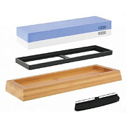 Точильный камень 1000/6000 грит водный на подставке H-D HD-54002A