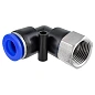 Фитинг угловой для пластиковых трубок 10 мм-внутренняя резьба 3/8'' RockForce RF-SPLF10-03