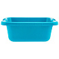 Таз пластмассовый прямоугольный 25 л, бирюзовый, Home Palisad 929935