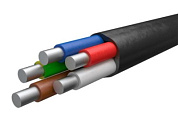 Кабель АВВГ 5х6, 0, бухта 100м, черный БелРосКабель 4814918010923