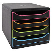 Блок из 4 лотков закрытый "BlackOffice Big Box Plus", 347x278x267 мм