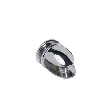 Полкодержатель для стекла мет. АК133 (6-8мм) хром AKS 80936