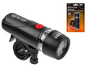 Фонарь велосипедный светодиодный 5LED 4xAAА Юпитер JP1046