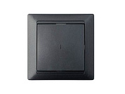 Выключатель 1 клав., cкрытый, 10А, со световой индикацией, графит, Стиль, Bylectrica С1 10-813гр