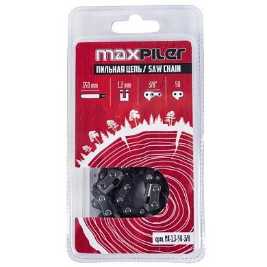 Цепь пильная МХ, 350мм/14'', 3/8, 1.3мм, 50зв. (Stihl 180-14) PIT MX-1,3-50-3/8