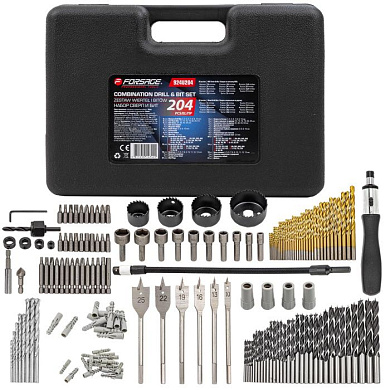 Комбинированный набор оснастки 204 пр. Forsage F-924U204