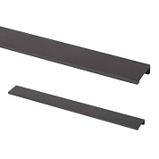 Ручка меб. накладная алюм. INSIDE 3500 черный AKS 79285