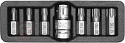 Набор бит 10 мм TorxT25-T55 L30 мм 7 пр. Yato YT-0410