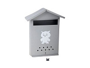 Ящик почтовый Домик с замком 350х280х60, серый АГРОСНАБ 00-00001121