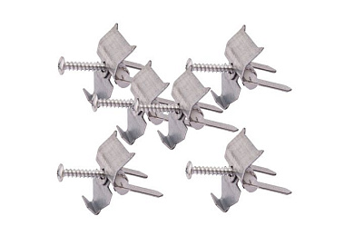 Крепление для врезных моек из нержавеющей стали, 6 шт AKS 33562