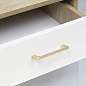 Ручка меб. скоба мет. VULKAN 128 брашированное золото AKS 92264