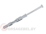 Дюбель рамный нейлон, потай, с шурупом Starfix