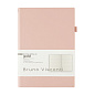 Ежедневник недатированный "Grand", А5, 256 страниц, линейка, кожзам, пудровый розовый