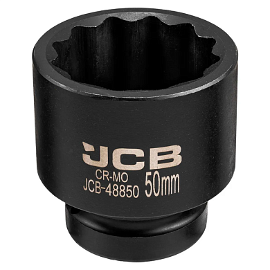 Головка ударная 1'' 12-гр 50 мм JCB JCB-48850