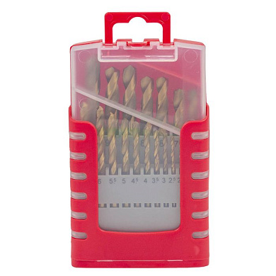 Набор сверл по металлу 19 пр, 1-10 мм ForceKraft FK-924U19