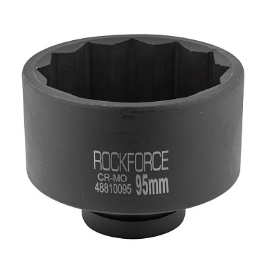 Глубокая ударная головка 95 мм. 12-гр. 1'' RockForce RF-48810095