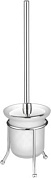 Туалетный ершик, сталь + стекло, хром Ledeme L905