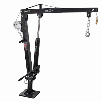 Кран гидравлический для пикапа 0,45 т, h подъема 1800 мм, стрела 680-1050 мм Forsage F-TK2108