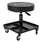 Стул автослесаря вращающийся регулируемый от 410до 530 мм, на колесах, Ø365 мм Forsage F-TR6201 BIG