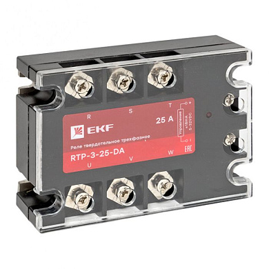 Реле твердотельное трехфазное RTP-25-DA EKF PROxima rtp-3-25-da