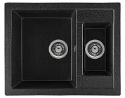 Мойка кухонная из мраморной крошки, черный, C01-22 Gerhans