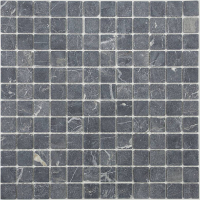 Мозаика MONTE Negro Mat 23х23 мм, MosaicStory MS-336