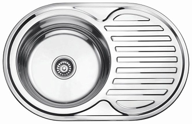 Кухонная мойка из нержавеющей стали, глянцевая Ledeme L87750-6L