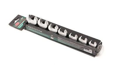 Набор ключей рожковых съемных с шарниром 3/8'' 7 пр. RockForce RF-51107AF