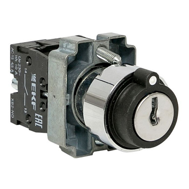 Переключатель BG33 3P с замком не возвратный 2NO EKF PROxima xb2-bg33