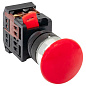 Кнопка AEAL-22 красная с фиксацией NO+NC Грибок EKF PROxima pbn-aeal-r