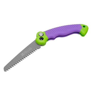 Пила садовая складная, 115 мм рабочая часть, пластиковая обрезиненная рукоятка Palisad 60415