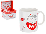 Кружка керамическая, в кор., 350 мл., CATS-1, PERFECTO LINEA 30-062601