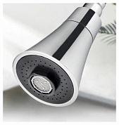 Душевая лейка кухонного смесителя 2 режима, "кухонный душ", пластик, хром Ledeme L26-2