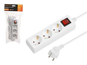 Удлинитель 3 м, 3 роз., 3,5кВт, с/з, выкл, ПВС 3х1,5, Юпитер JP8105-20