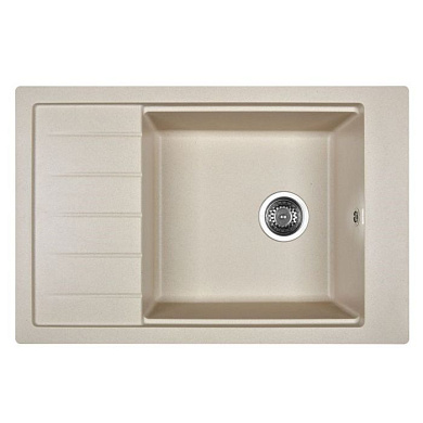 Мойка кухонная из мраморной крошки, cream, Wisent WP780-30