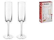 Набор бокалов для шампанского, 2 шт., 180 мл, серия Avila, размер: 245х45 мм PERFECTO LINEA 30-288201