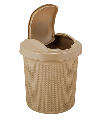 Контейнер для мусора "Soul" 12 л, кофейный Пластик Репаблик SV4065КФ