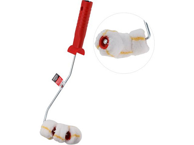 Валик "POLYESTER" 100 мм с ручкой 6 мм для покраски труб STARTUL MASTER ST0236-100R