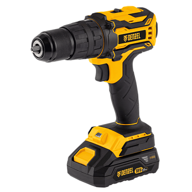 Дрель-шуруповерт аккумуляторная ударная бесщет CIDB-18-02, Li-Ion, 18 В Denzel 26145