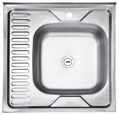 Кухонная мойка из нержавеющей стали, матовая, правая Ledeme L76060-R