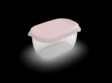 Контейнер прямоугольный Flexo 0,65л (розовый) Полимербыт 4363992