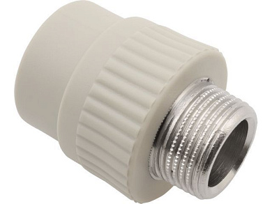 Ниппель ПП комб. нар. 32x1" сер. FV Plast AA215032001