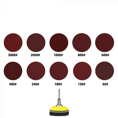 Набор шлифовальных кругов для гравера + держатель RT101 (SET 101) DEKO 065-0675