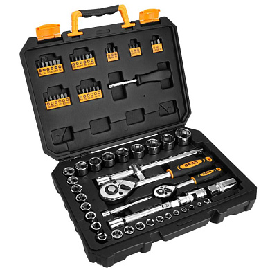 Набор инструментов 72 пр 1/4''&1/2'' 6-гр DKMT72-1 DEKO 083-2007