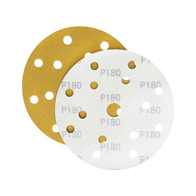 Круг шлифовальный Ø150 мм 15 отверстий P180 (оксид алюминия на бумаге) Horex M3-255Ø150P180