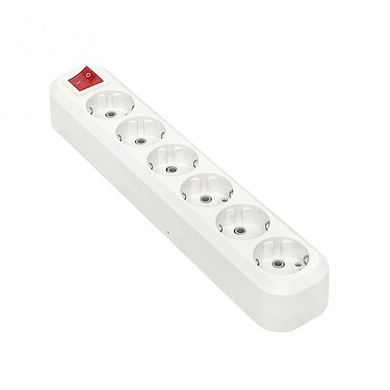 Колодка 6 гнезд 16А 3,5кВт c выкл, с/з Эксперт EKF PROxima AKB16-6i